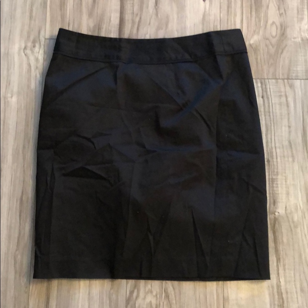 Black double lined skirt